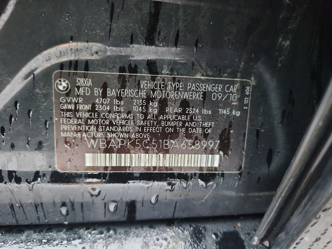 2011 BMW 328 xi Sulev