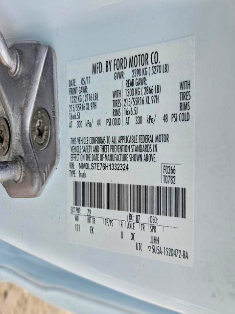 2017 Ford Transit Connect Utility / Service Van
