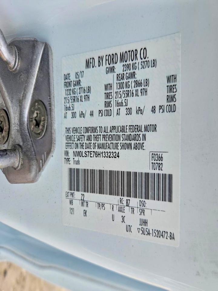 2017 Ford Transit Connect Utility / Service Van