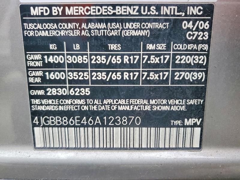 2006 Mercedes-Benz Ml 350