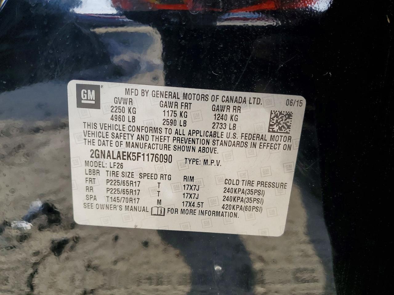 2015 Chevrolet Equinox ls