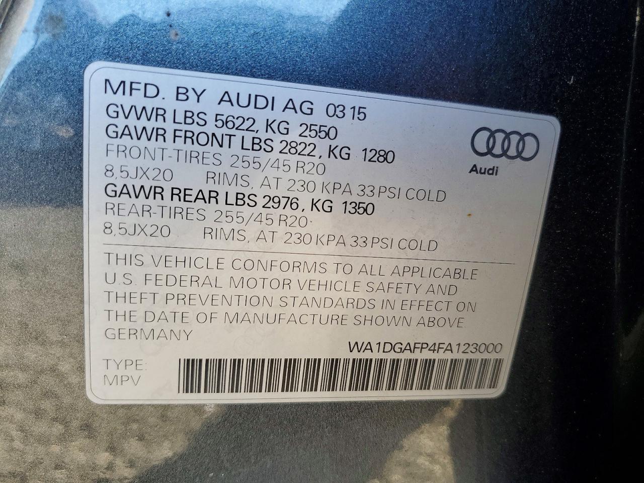 2015 Audi Q5 Premium Plus