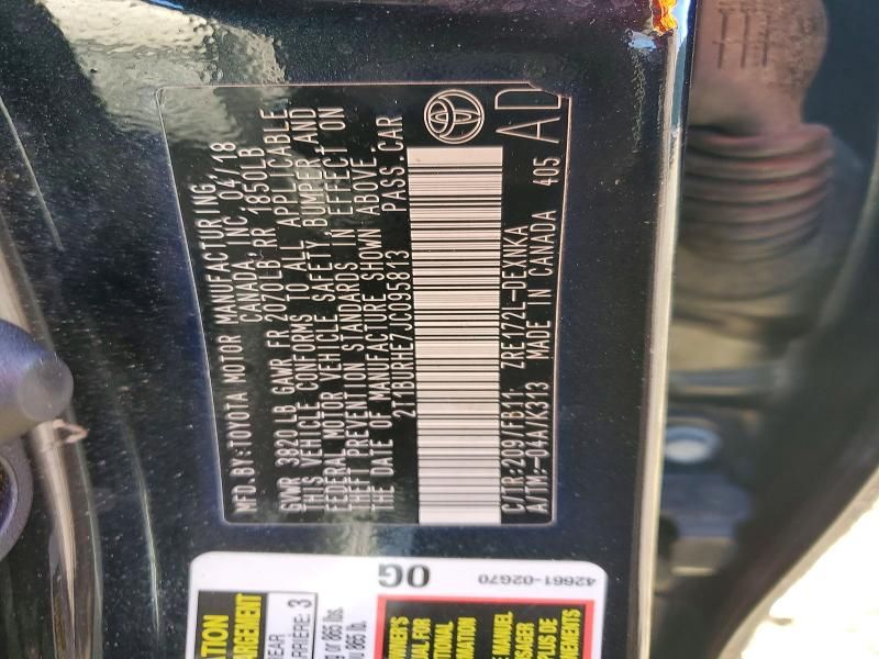 2018 Toyota Corolla l