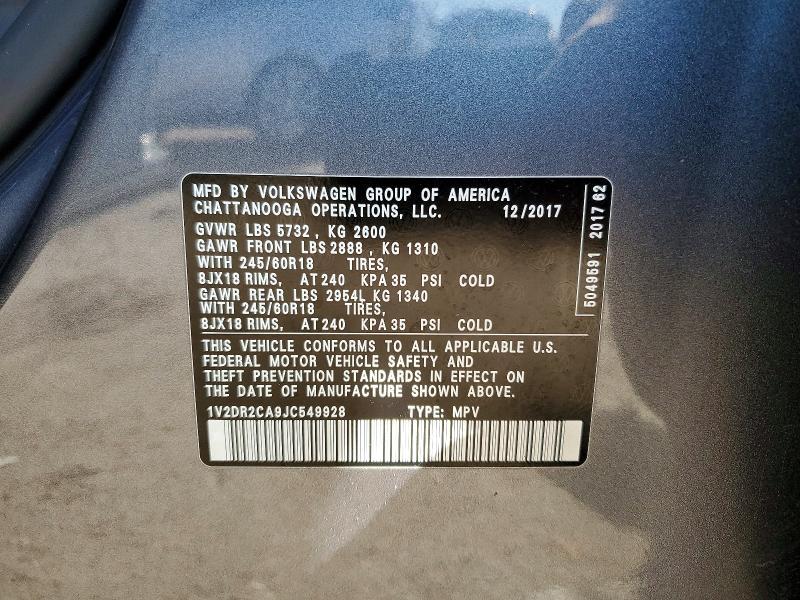 2018 Volkswagen Atlas se