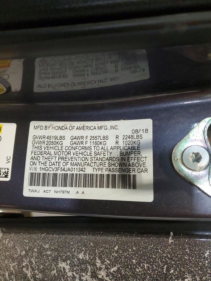 2018 Honda Accord Hybrid exl