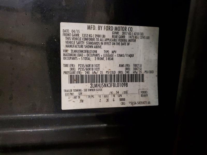 2015 Lincoln Townhouse MKT