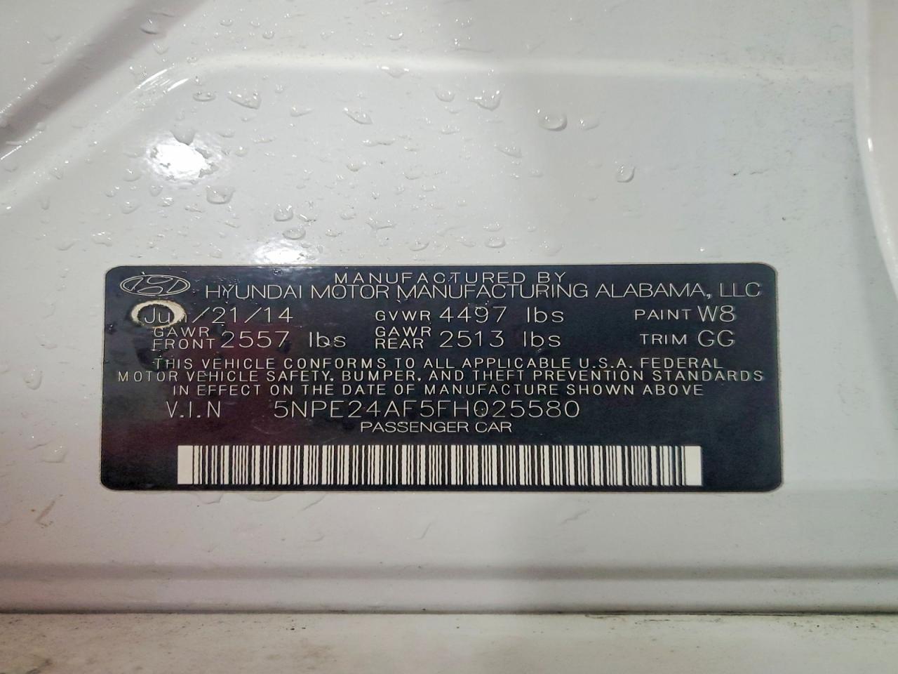 2015 Hyundai Sonata se