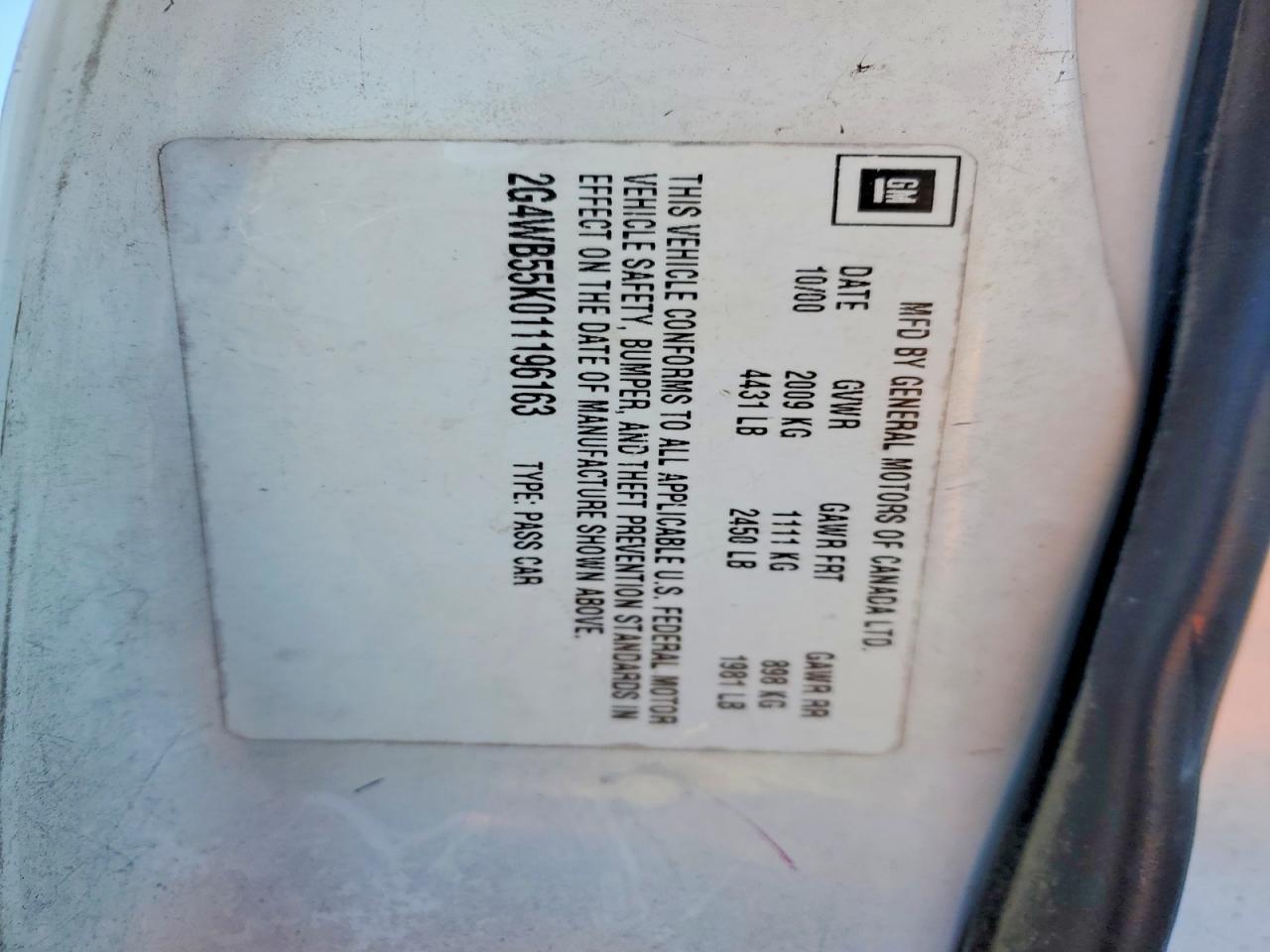 2001 Buick Regal ls