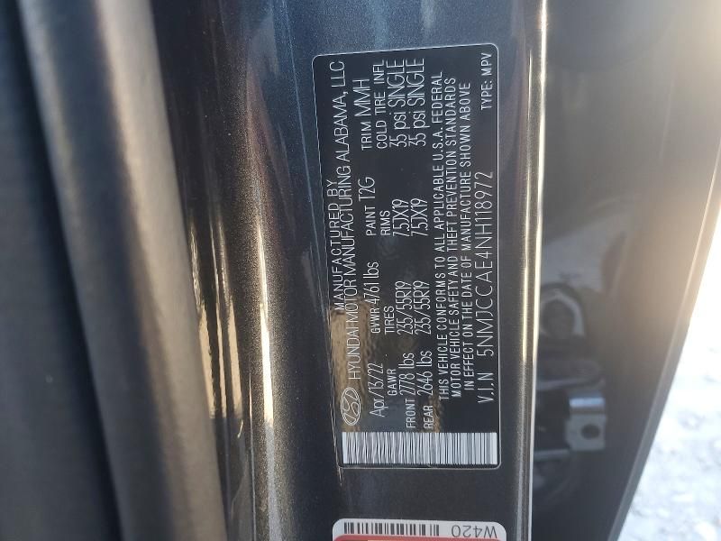 2022 Hyundai Tucson sel