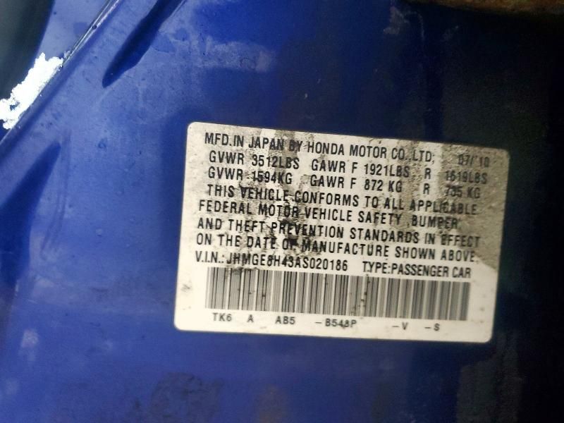 2010 Honda Fit Sport