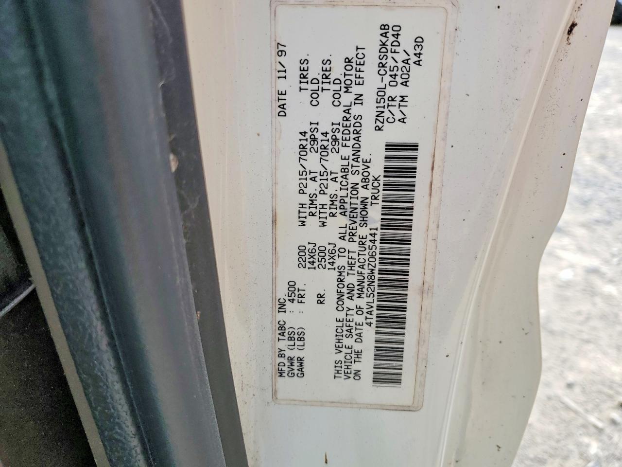 1998 Toyota Tacoma Xtracab
