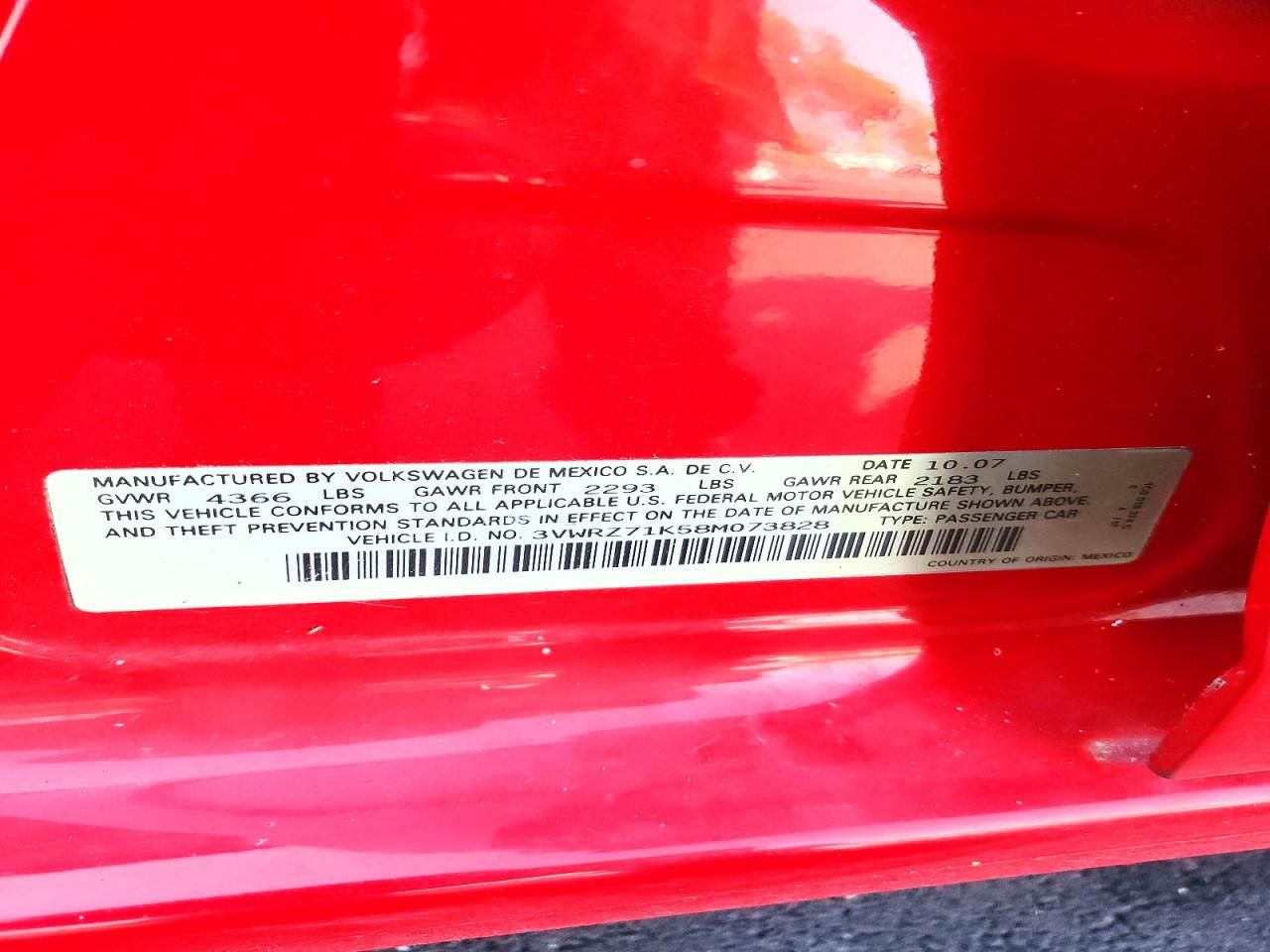 2008 Volkswagen Jetta se