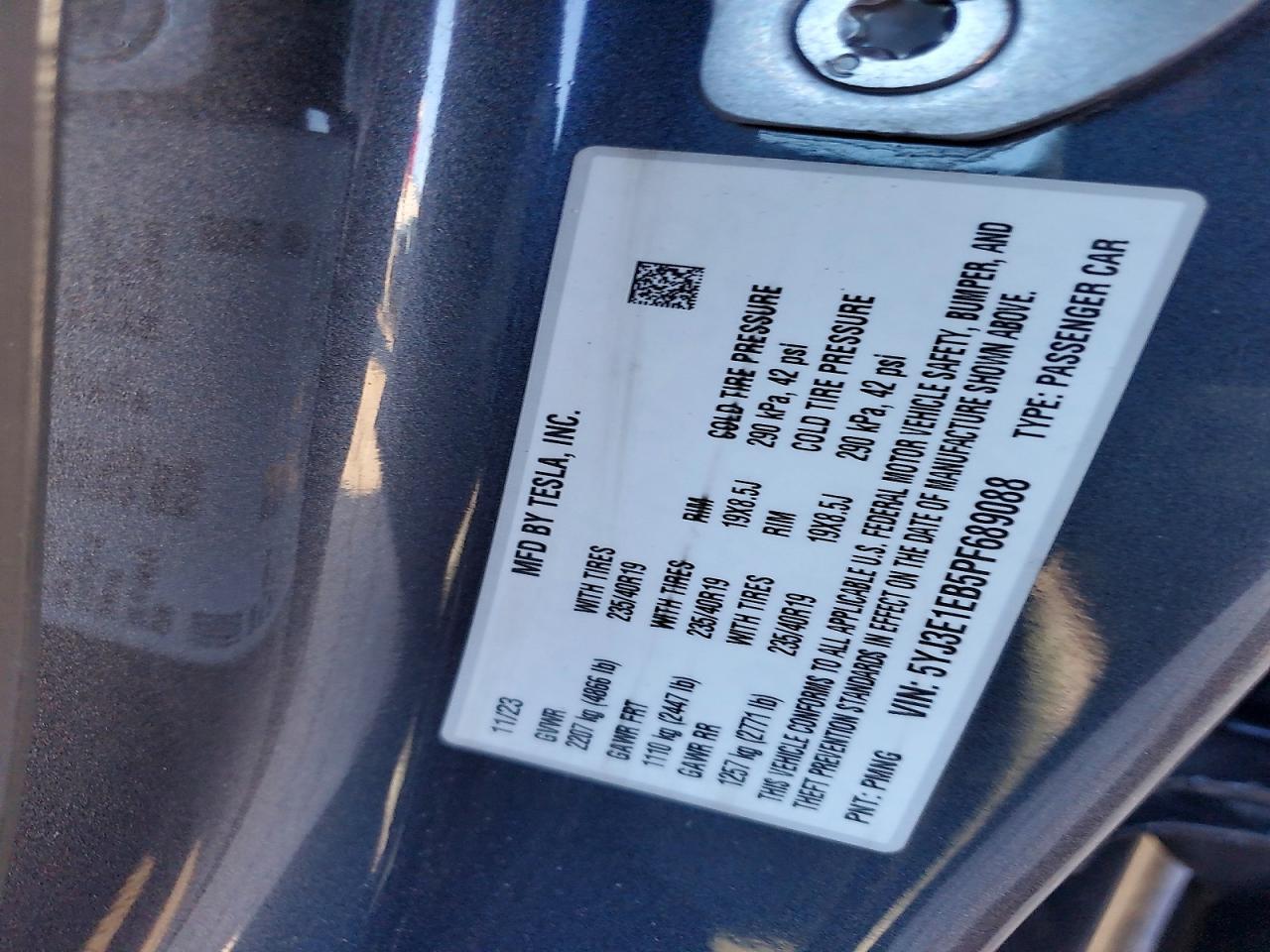 2023 Tesla Model 3