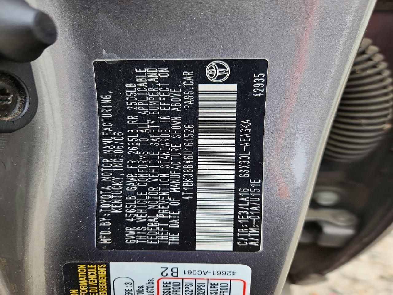 2006 Toyota Avalon xl