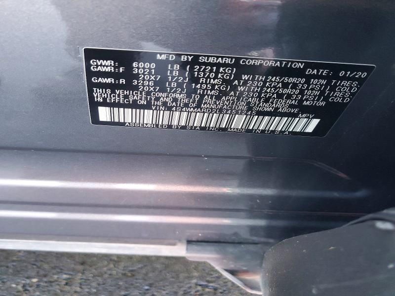 2020 Subaru Ascent Touring