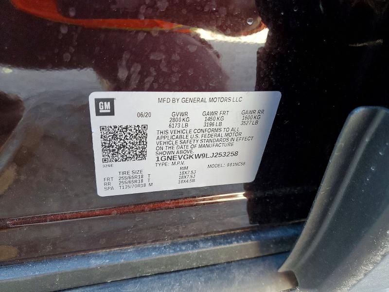 2020 Chevrolet Traverse lt