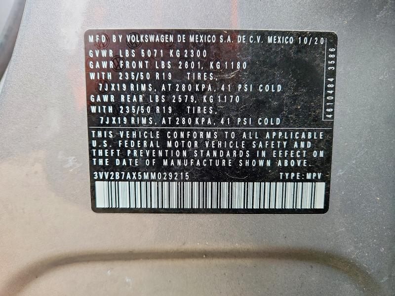 2021 Volkswagen Tiguan se