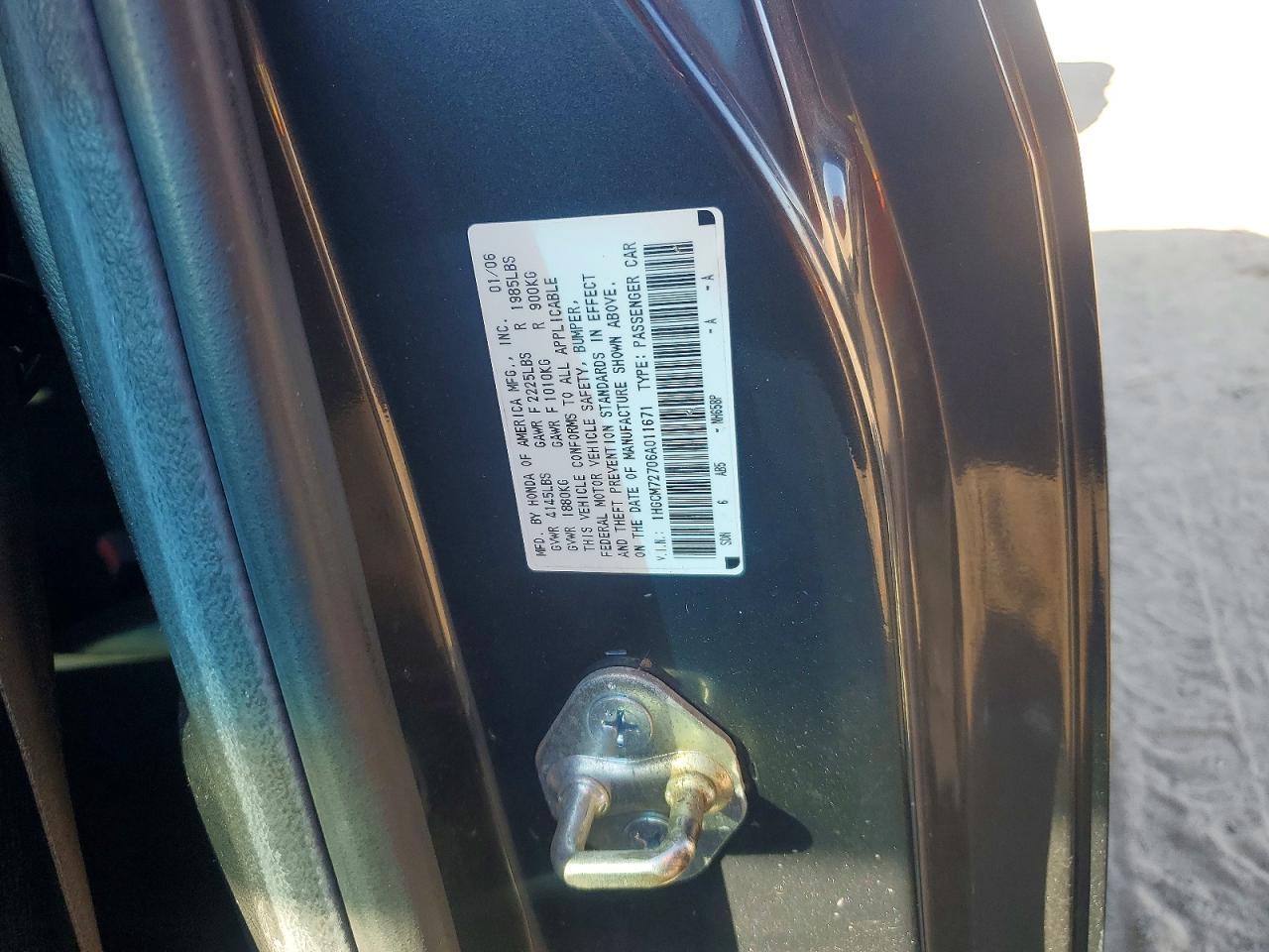 2006 Honda Accord ex