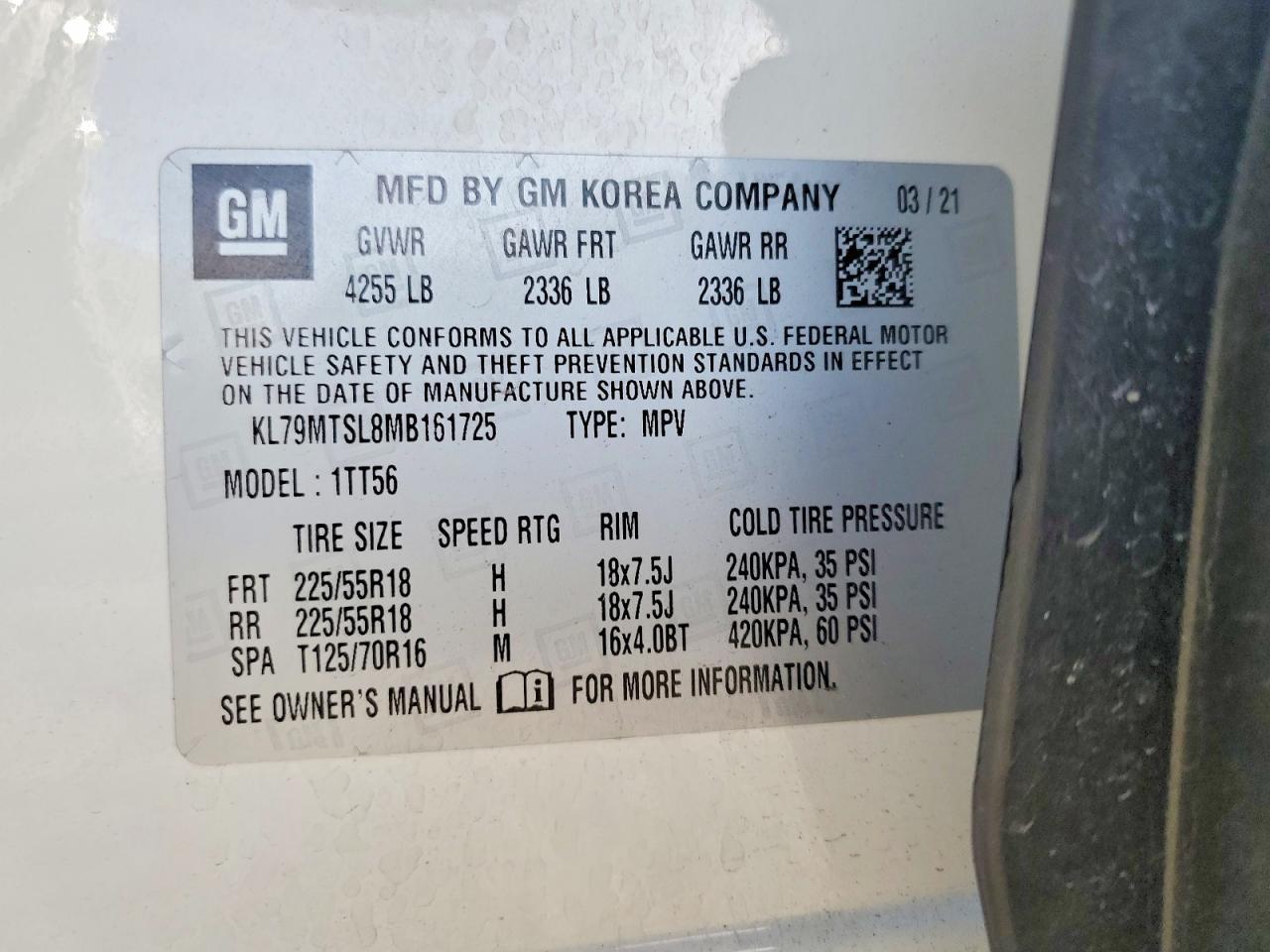 2021 Chevrolet Trailblazer rs