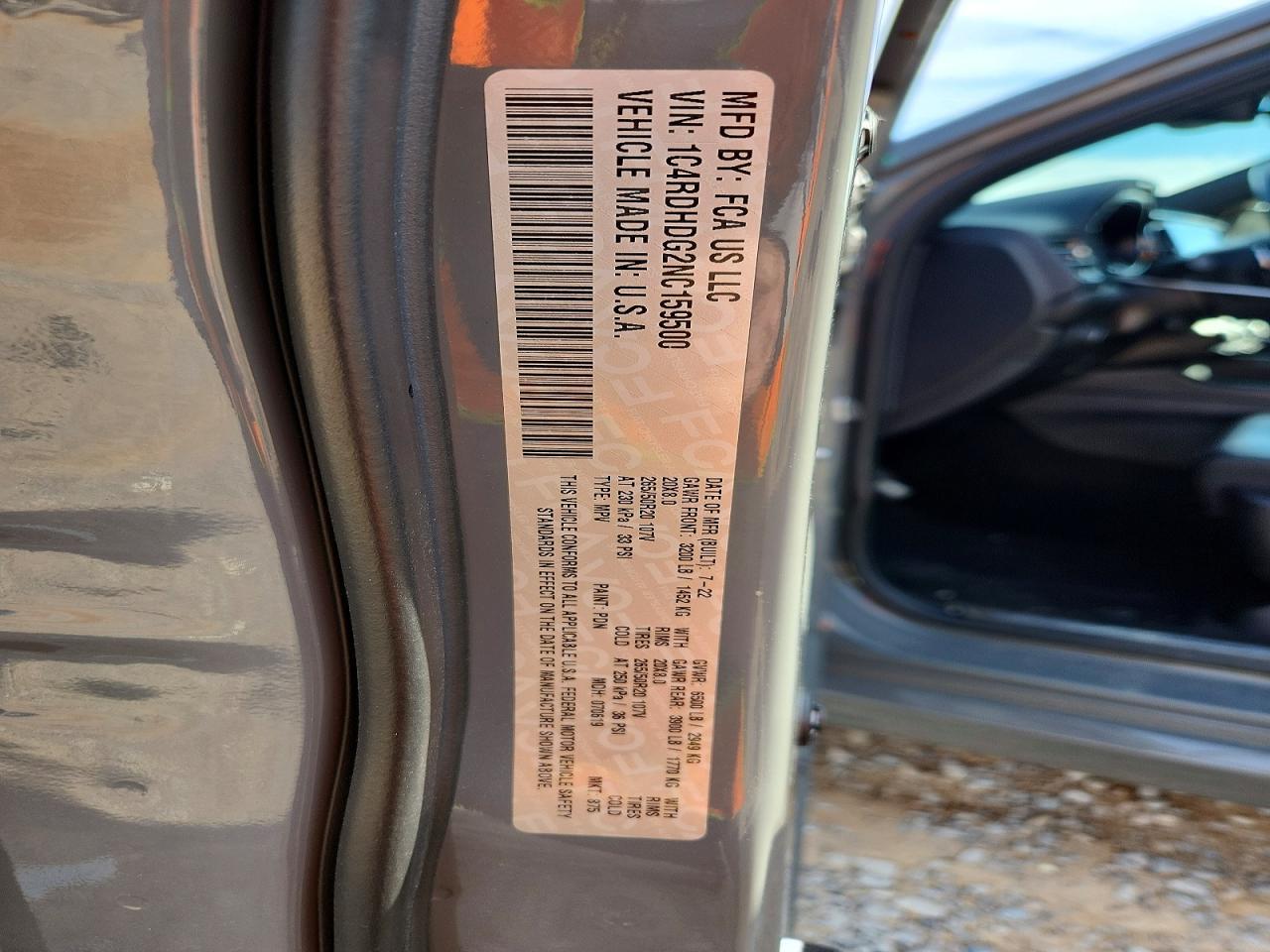 2022 Dodge Durango gt