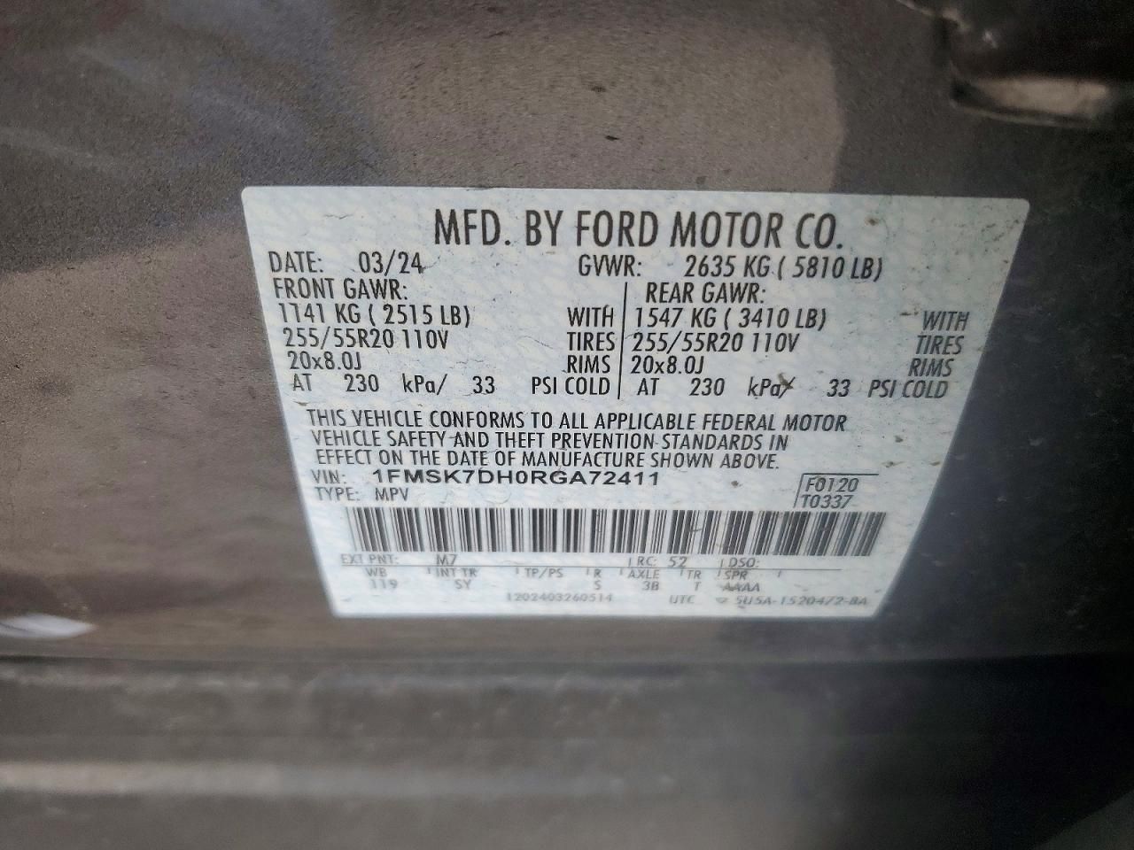 2024 Ford Explorer xlt