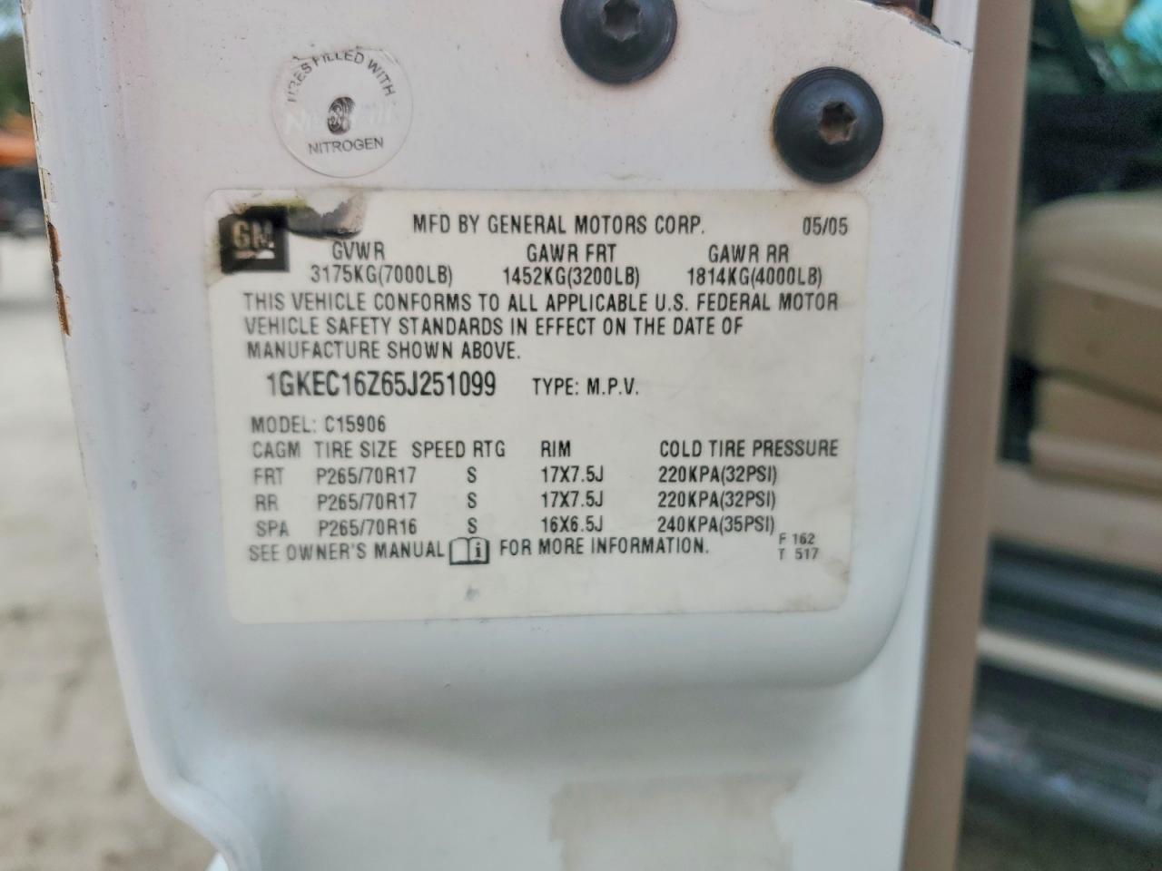 2005 GMC Yukon xl C1500