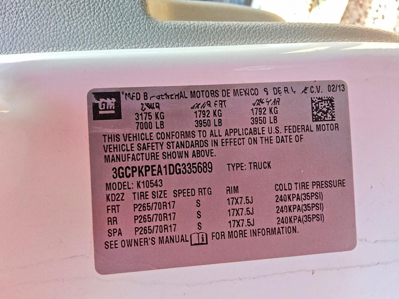 2013 Chevrolet Silverado K1500