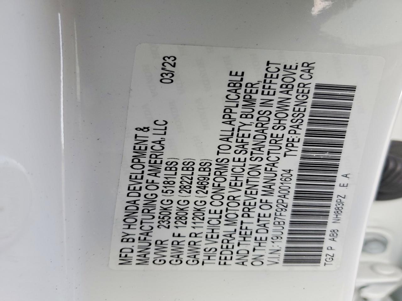 2023 Acura Tlx Type s