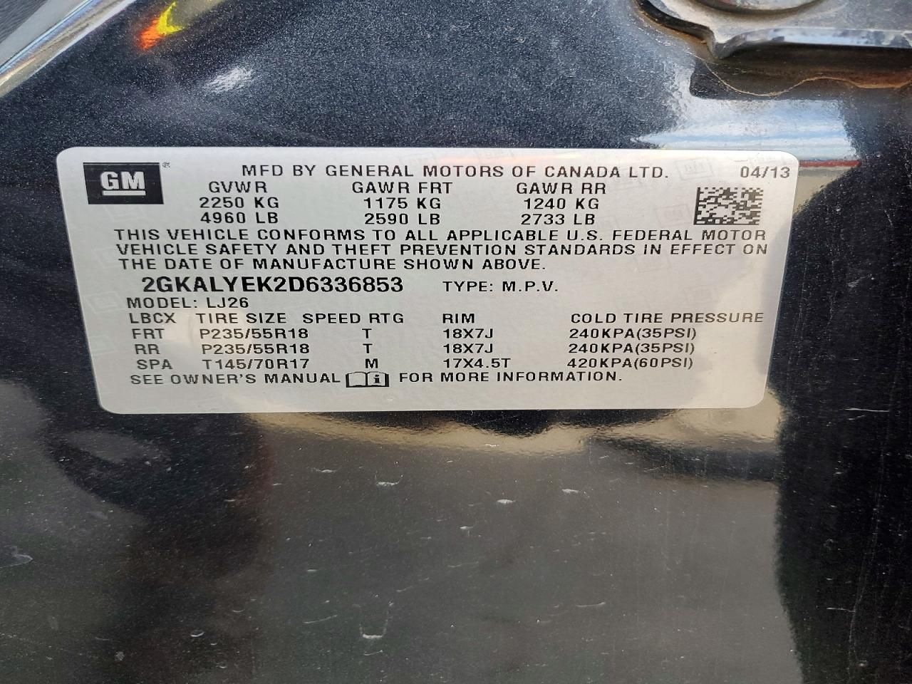 2013 GMC Terrain Denali