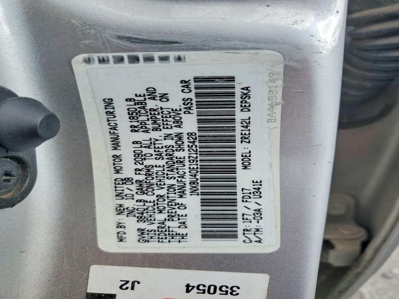 2009 Toyota Corolla Base