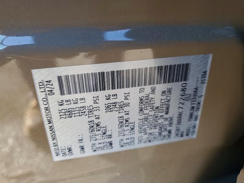 2024 Nissan Rogue sv