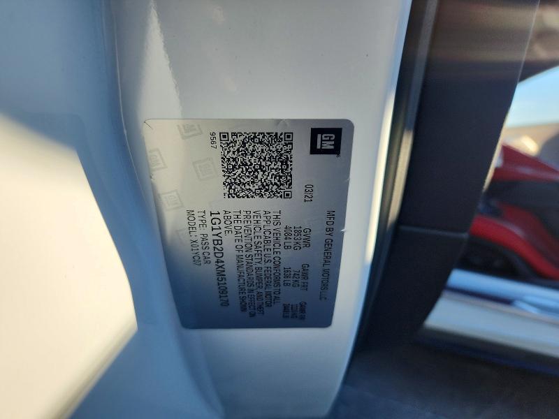 2021 Chevrolet Corvette Stingray 2LT