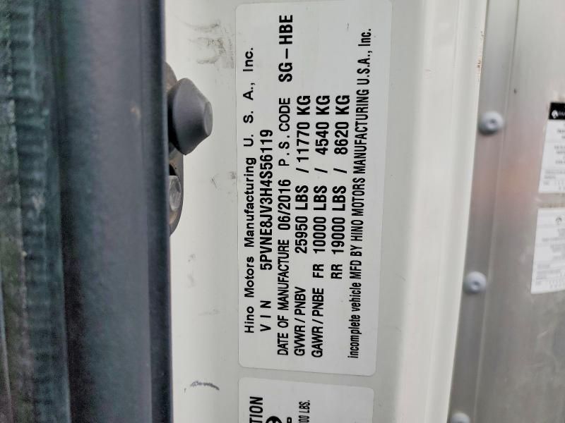 2017 Hino 258 268