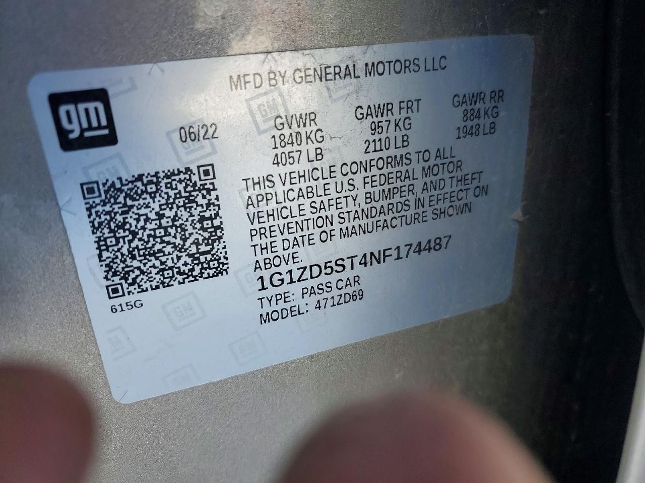 2022 Chevrolet Malibu lt