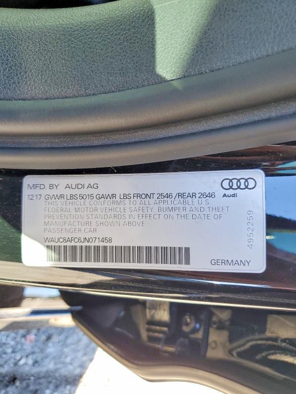 2018 Audi A6 Premium