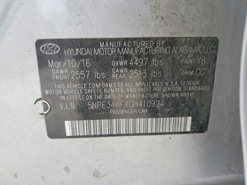 2016 Hyundai Sonata Sport