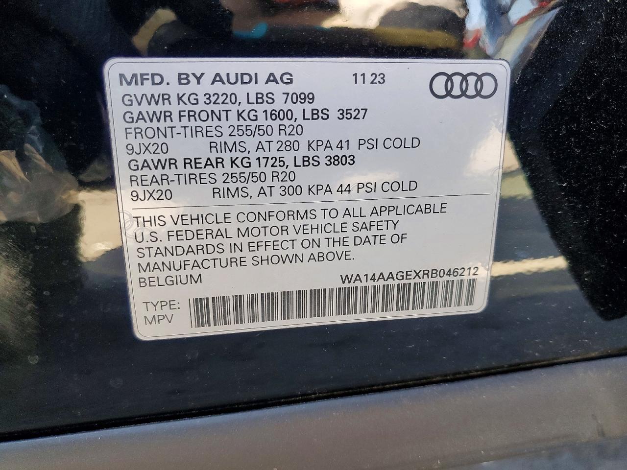 2024 Audi Q8 E-tron Premium