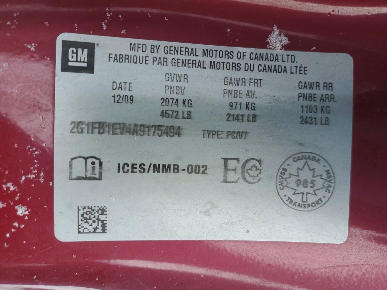 2010 Chevrolet Camaro lt