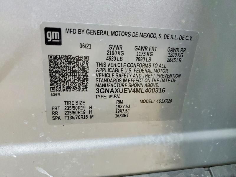 2021 Chevrolet Equinox lt