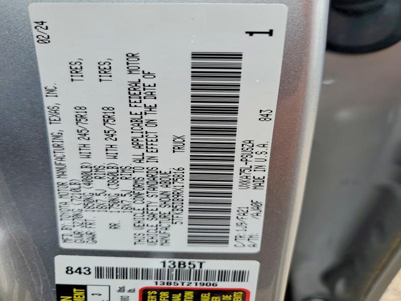 2024 Toyota Tundra Crewmax sr