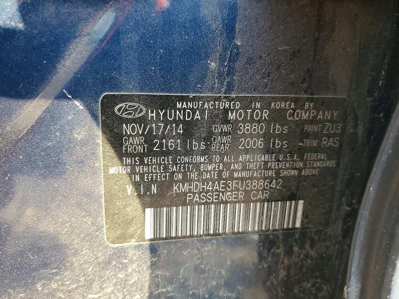 2015 Hyundai Elantra se