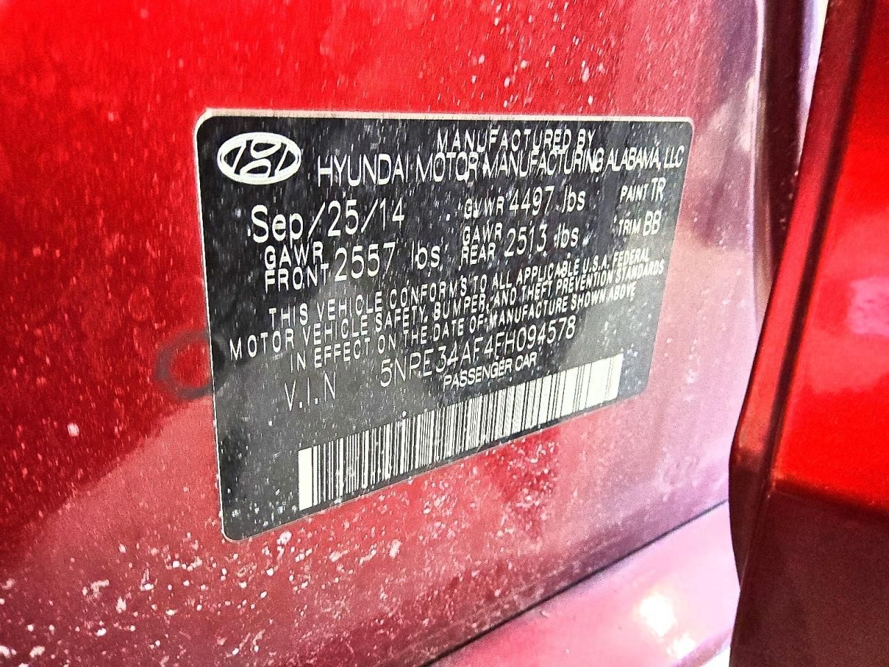 2015 Hyundai Sonata Sport