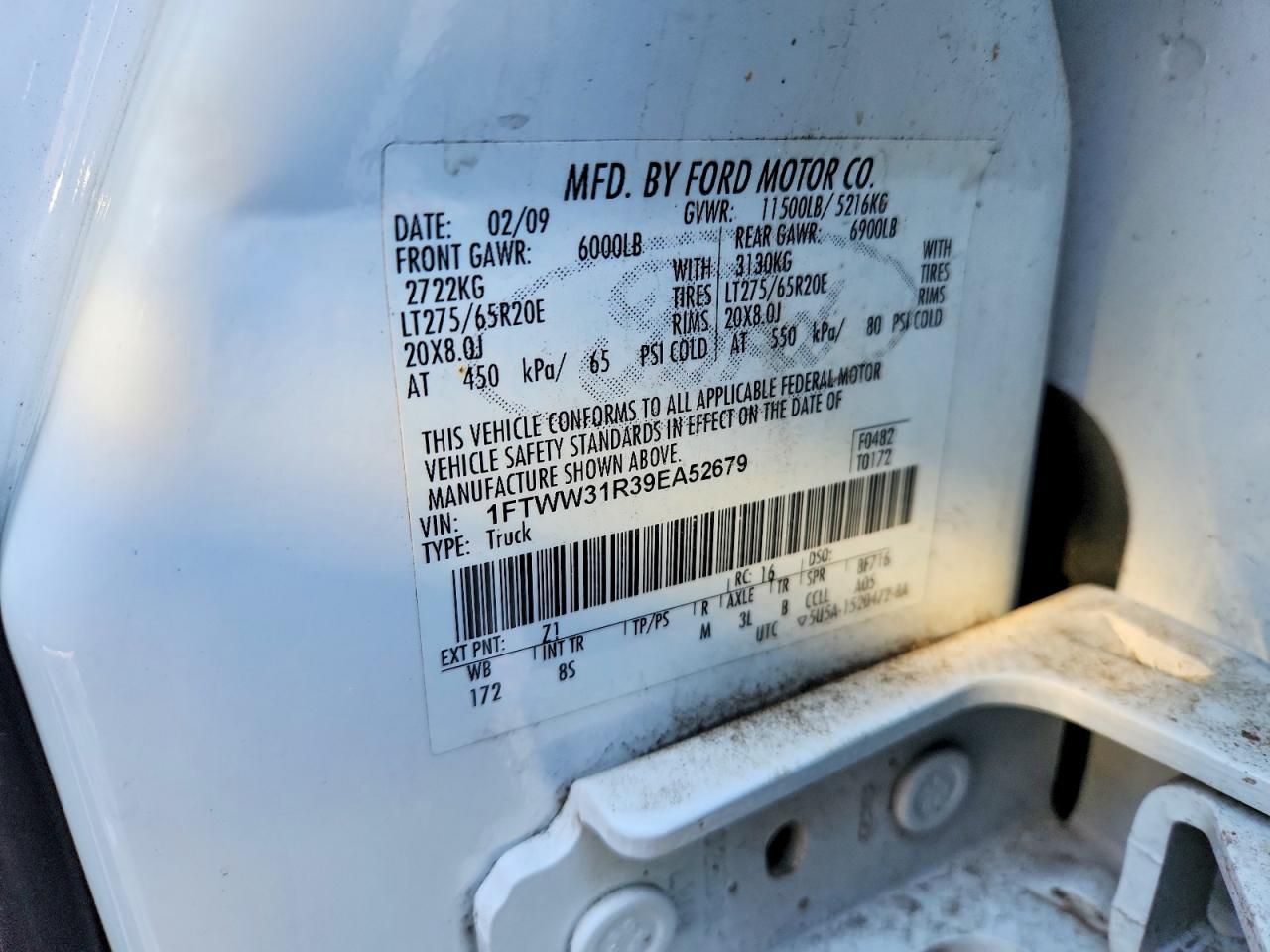 2009 Ford F350 Super Duty