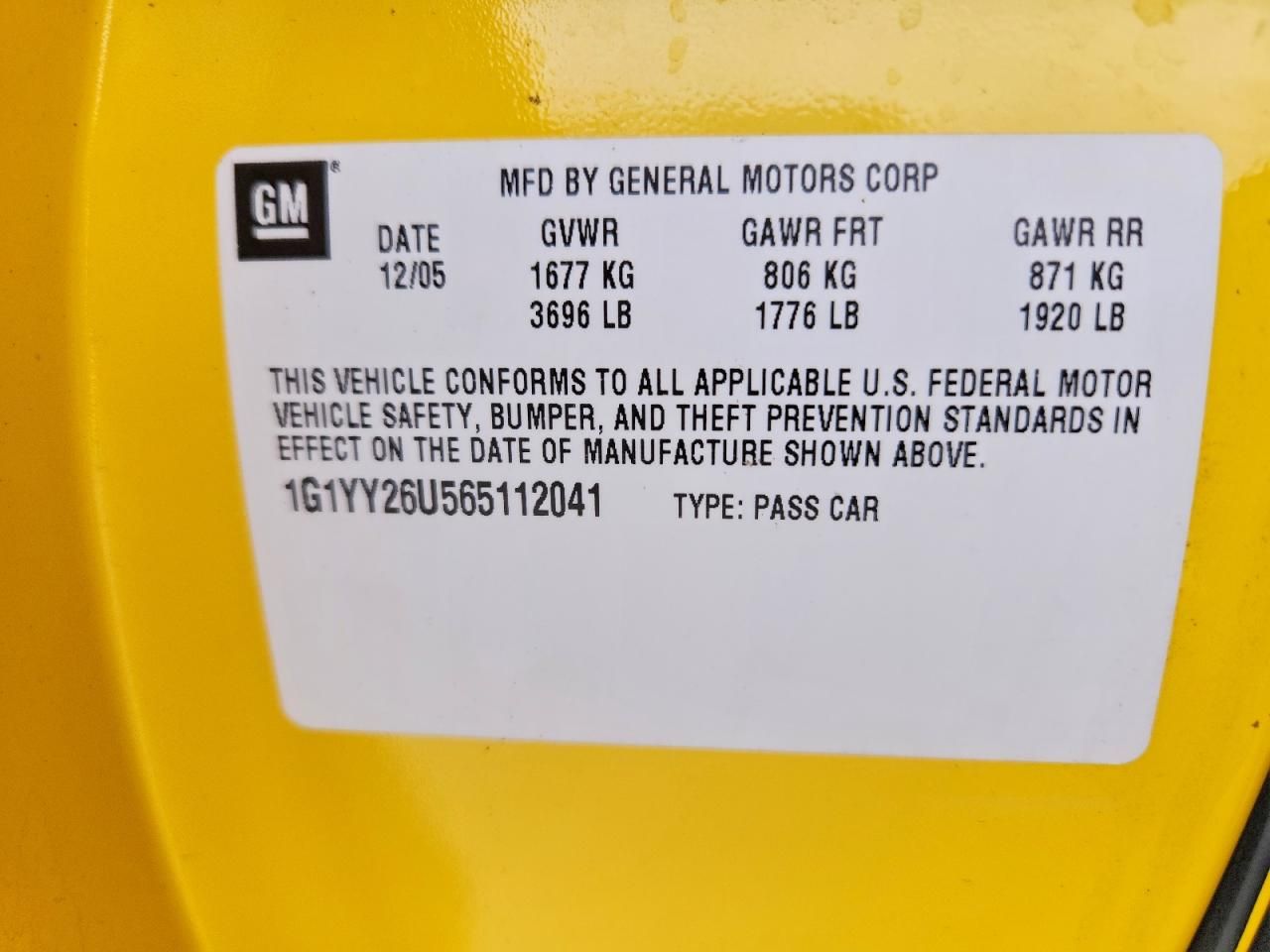 2006 Chevrolet Corvette