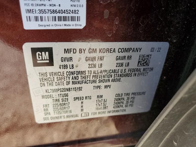 2022 Chevrolet Trailblazer lt