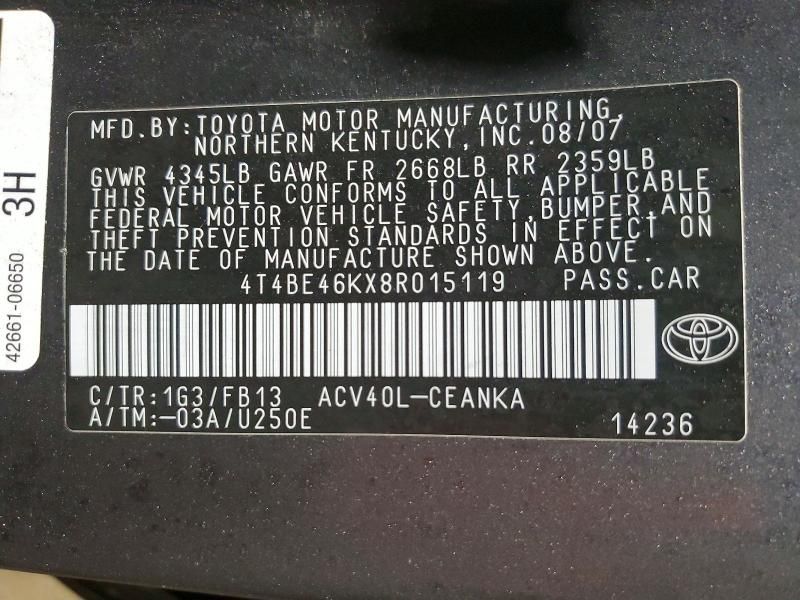 2008 Toyota Camry ce