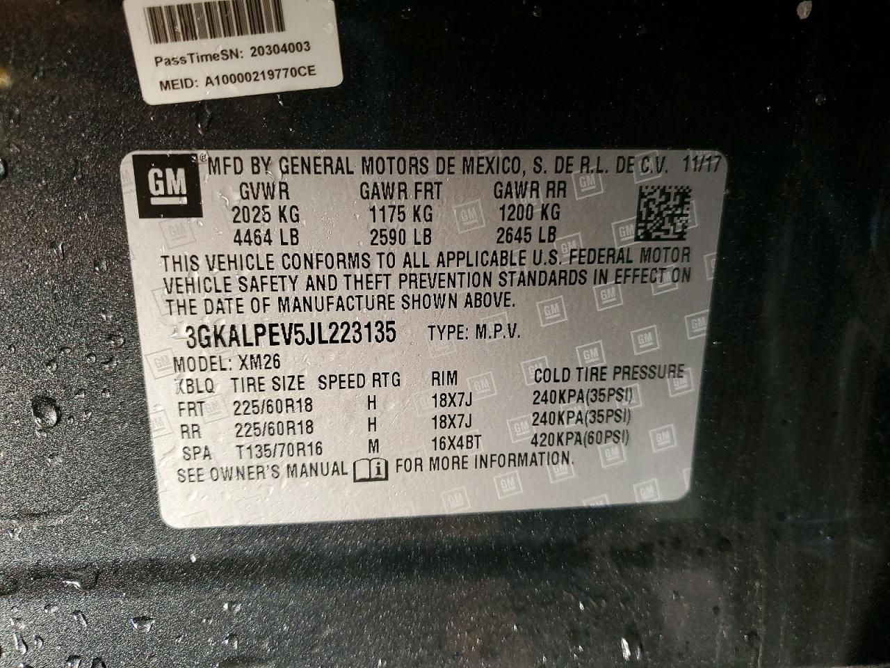 2018 GMC Terrain slt