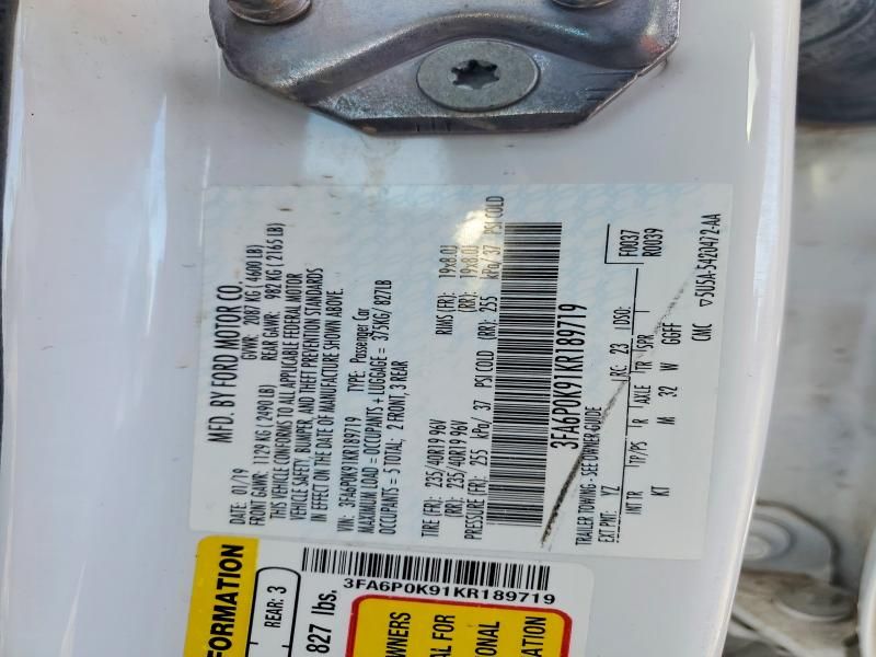 2019 Ford Fusion Titanium