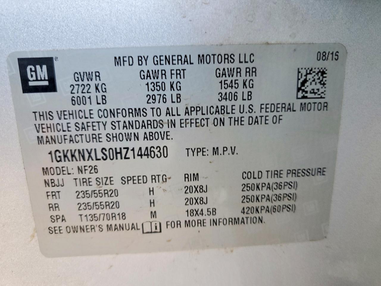 2017 GMC Acadia Denali