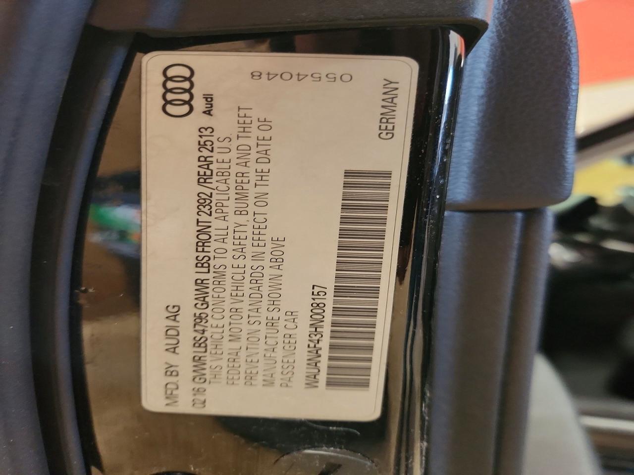 2017 Audi A4 Premium